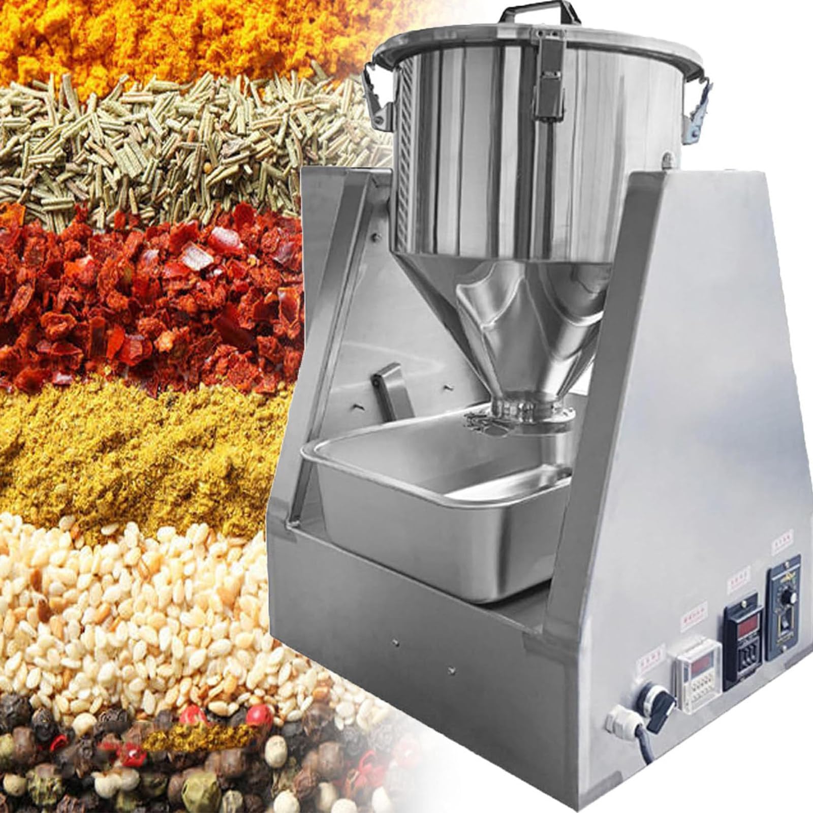 Elektryczny blender proszkowy ze stali nierdzewnej, wydajne mieszanie suchych granulatów, laboratoryjne i przemysłowe rozwiązanie do przetwarzania materiałów