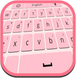 Teclado asombrosa de color rosa