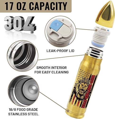 Miniatura 2 de Regalos para hermano, vaso de hermano de 17 onzas con tapa, regalo para hermanos de parte de hermana, regalo para hermanos mayores veteranos