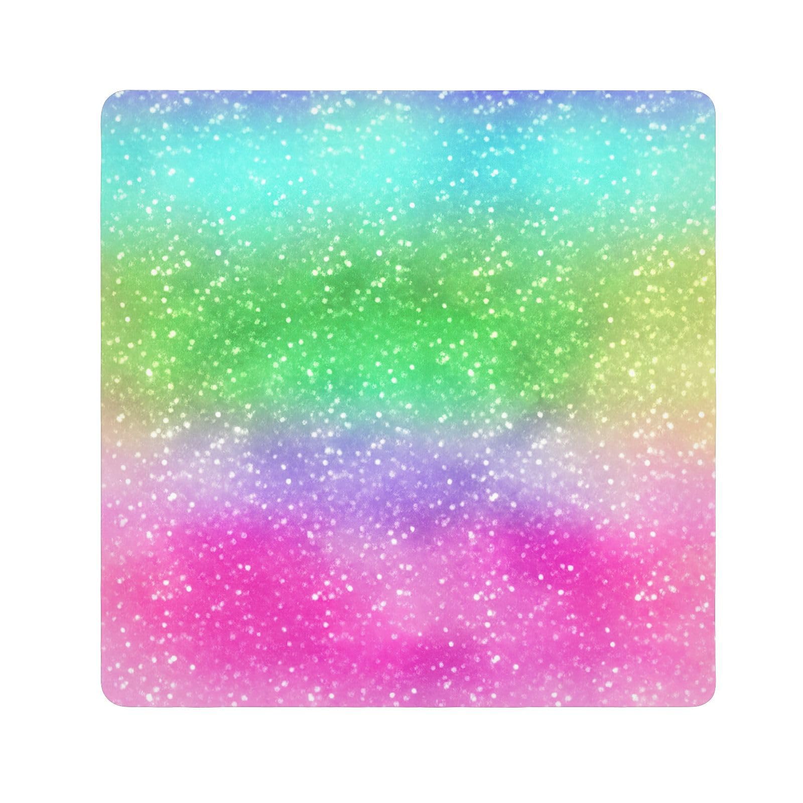 ODAWA Anti-scratch Lens Camera Wrap 13.8. In, Colorful Gradient Rainbow Colors Travel Makeup Bag Organizer, Easy-Storage Magic Cloths for Camera