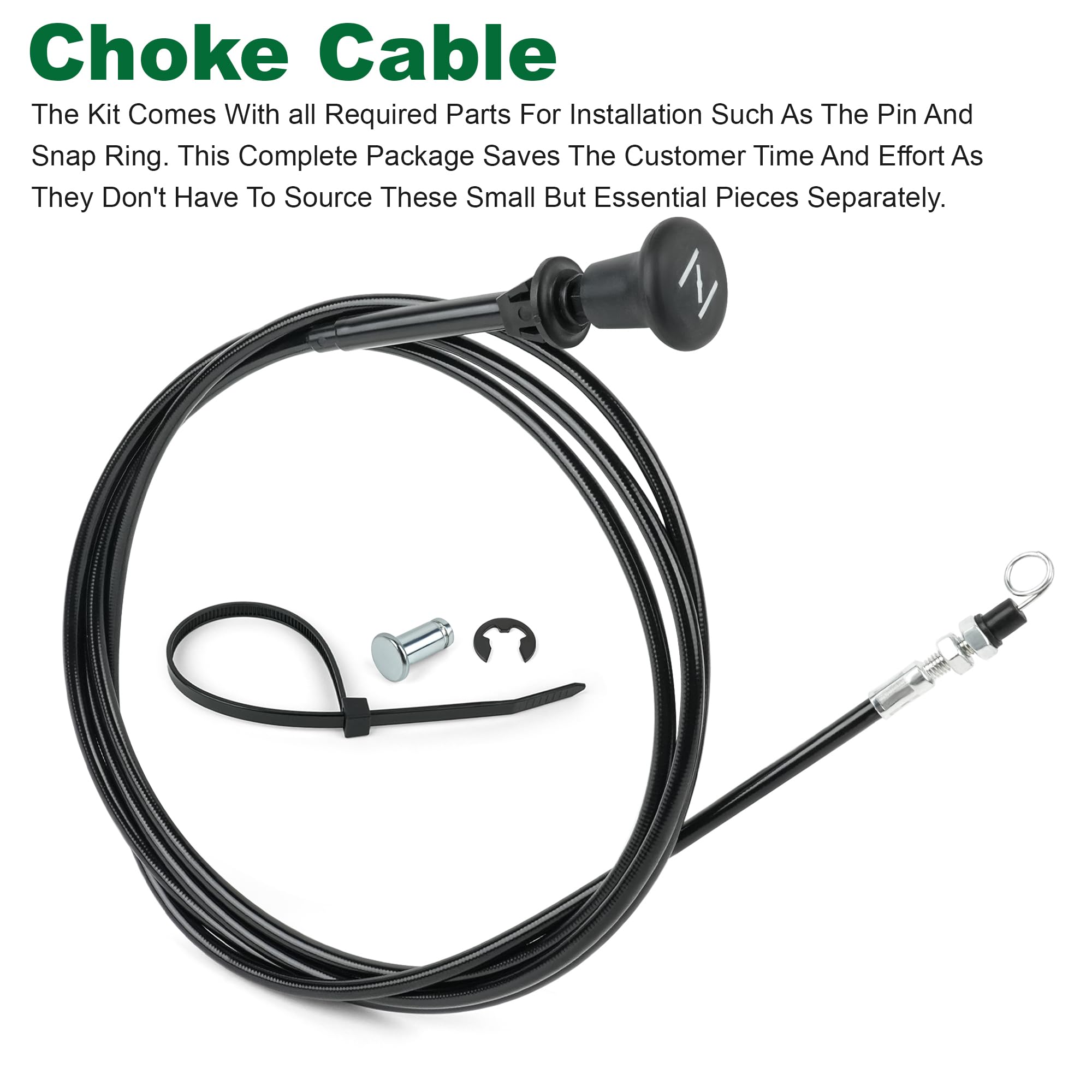Amazon.com: Choke Cable Kit AM136094 Compatible with John Deere