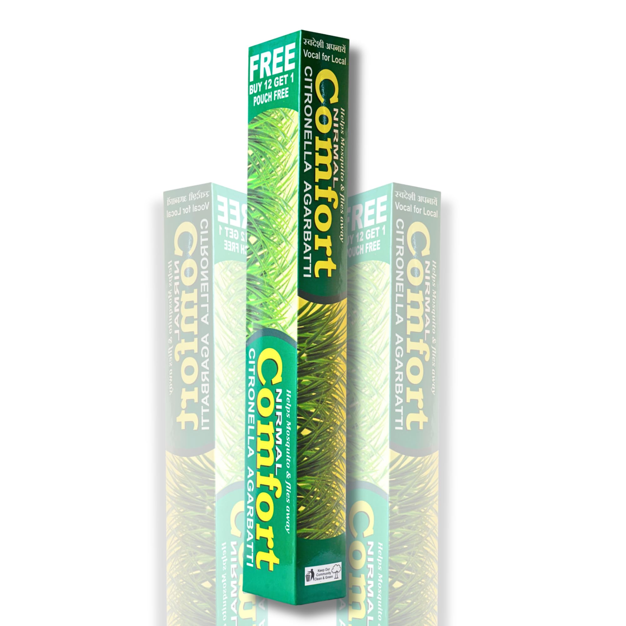 Nirmal Comfort 130 Citronella Natural Incense Sticks, Mosquito Repellent Pack(12+1=13 Pouches | 130 Organic Agarbatti Sticks | Fragrance- Citronella) | Handrolled | 100% Organic I Mosquito Sticks… (B0CFYPWB35) Amazon Price History, Amazon Price Tracker