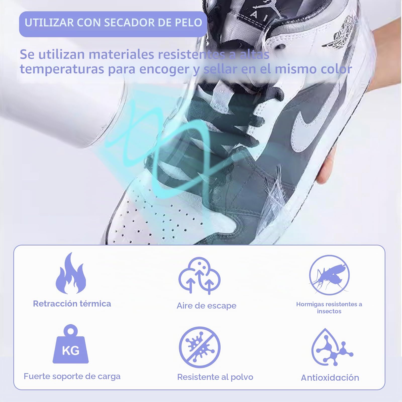 Bolsa Termorretráctil 100 Piezas Bolsas de Envoltura Retráctil Bolsa de Película Retráctil Transparente para Paquete de Botellas Libros Regalos Jabones y Manualidades (100PCS 30 * 50CM)