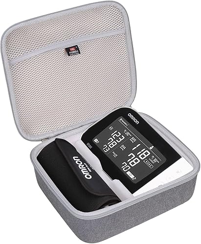 Miniatura 8 de FBLFOBELI Funda de almacenamiento rígida compatible con OMRON Platinum BP545010 Series BP7450Gold BP53507 Series BP7350 Monitor de presión arterial
