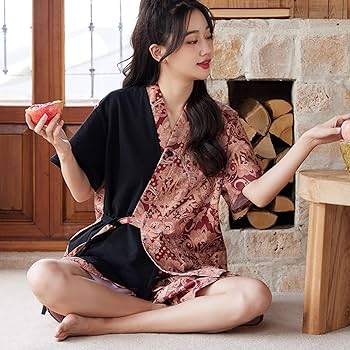 Amazon.co.jp: ペアルック パジャマ お揃い 和風 夏向き ルーム