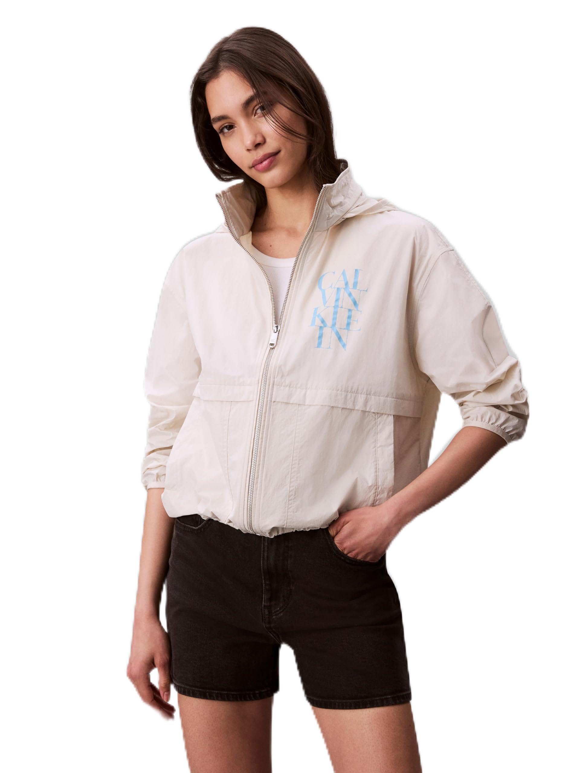 ESSENTIALS NYLON WINDBREAKER Ceket Kadın