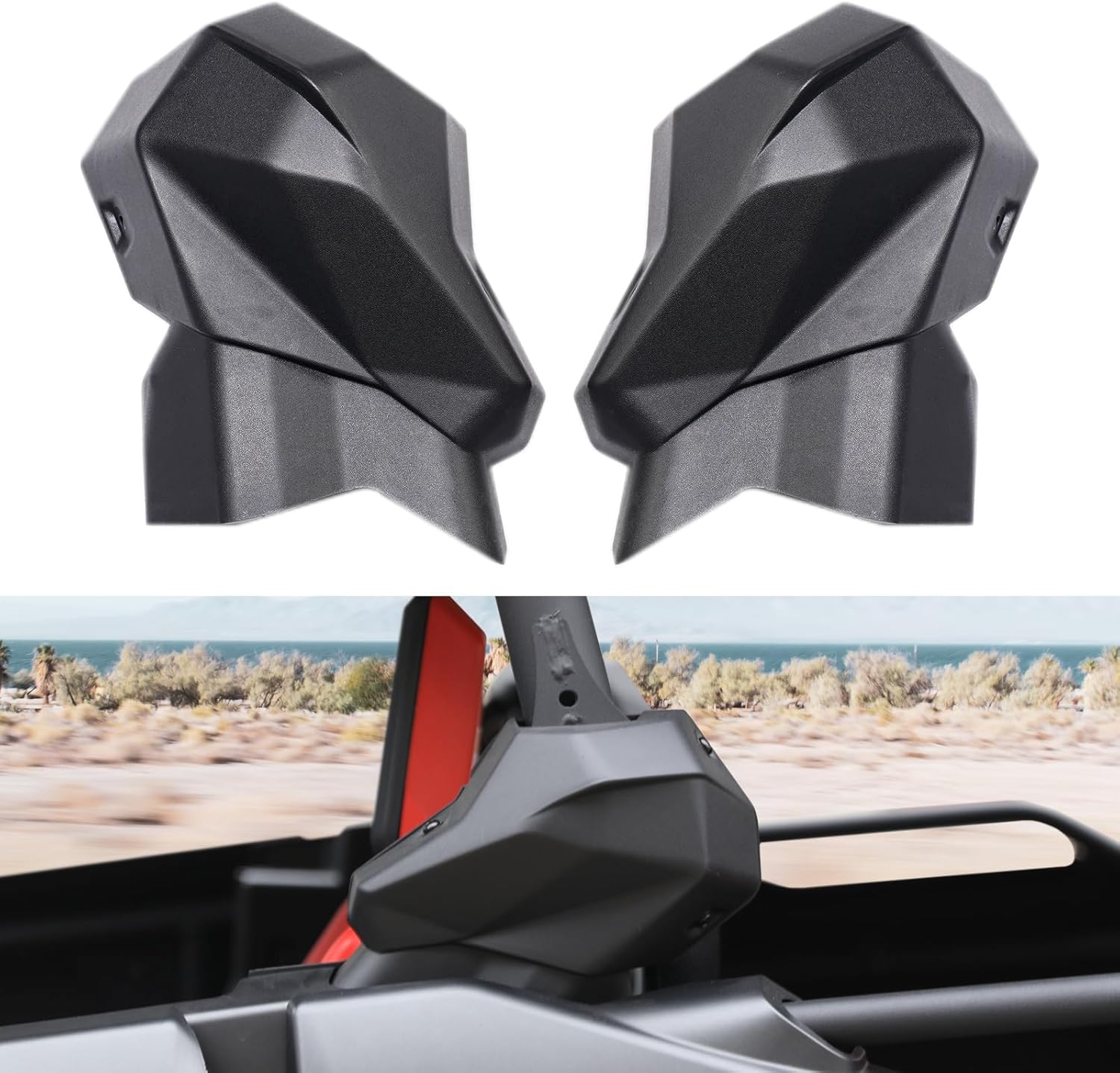 HAKA TOUGH X3 Central Cage Trim Cover for 2017-2025,Plastic Center Cage Protection Plate Shield Guard for Can Am Maverick X3 MAX Accessories, Replace #705015490, 705015489,2PCS