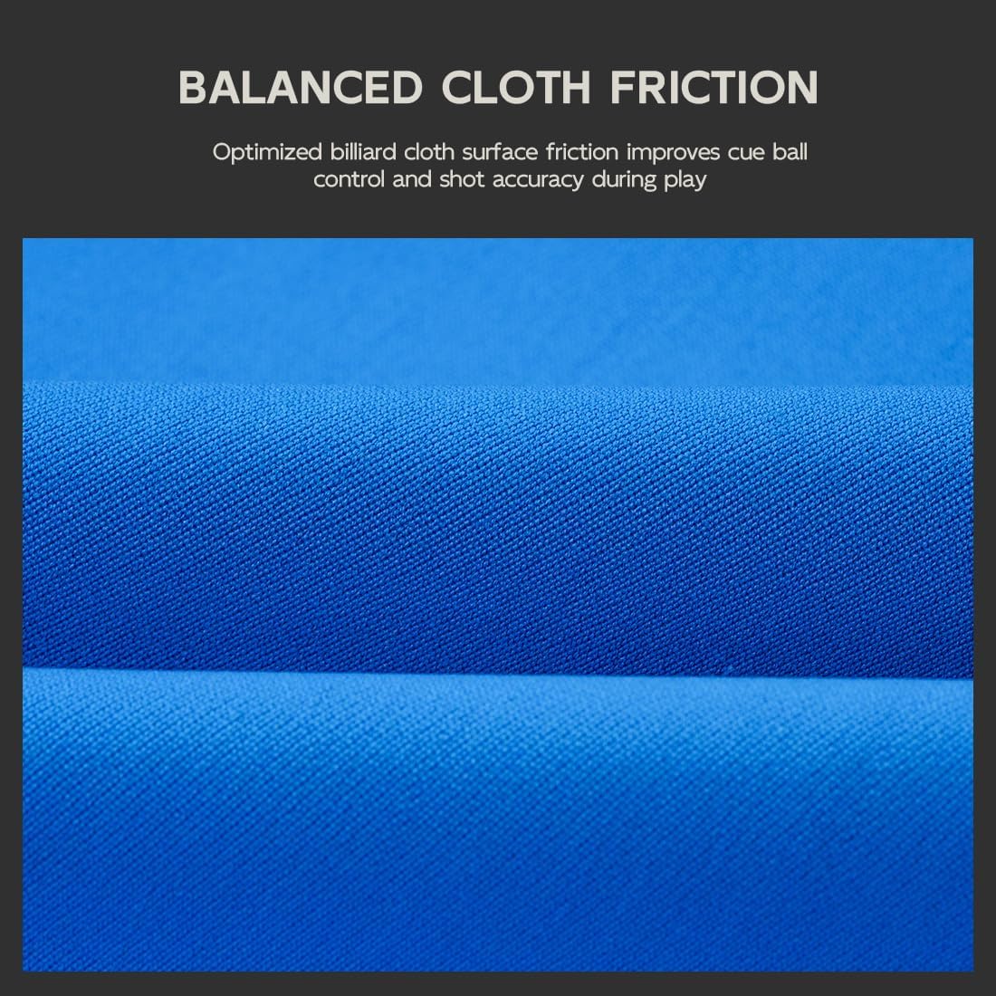 KONLLEN 9ft Pool Table Felt, 80/20 Wool Nylon Blend Billiard Table Cloth with Pre-Cut Strips, Professional Replacement Felt for Home & League Play