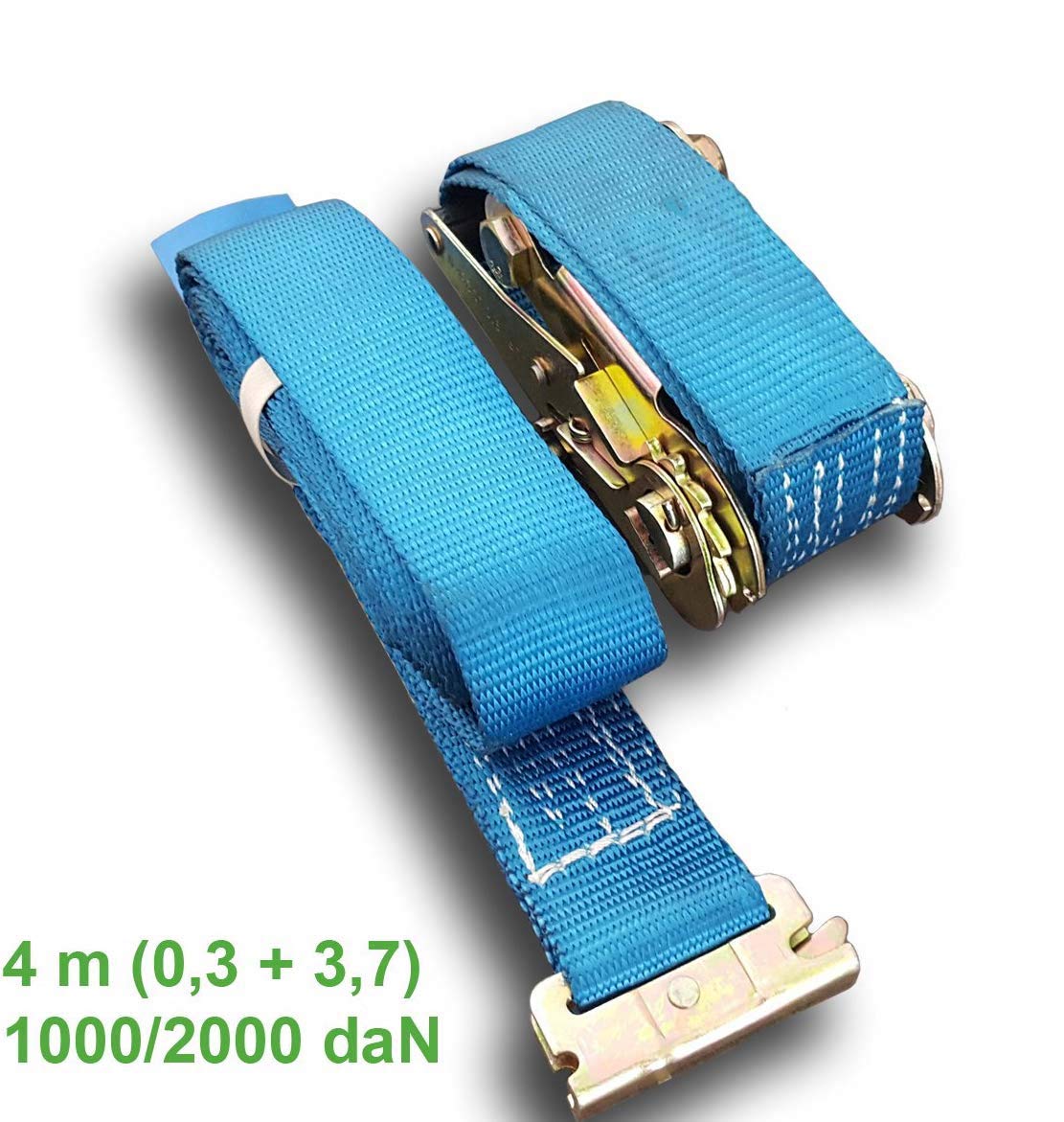 3m Ankerschiene Kombi Zurrschiene (2 x 1,5 m) + 2 x Spanngurt 4 m / 1000-2000daN