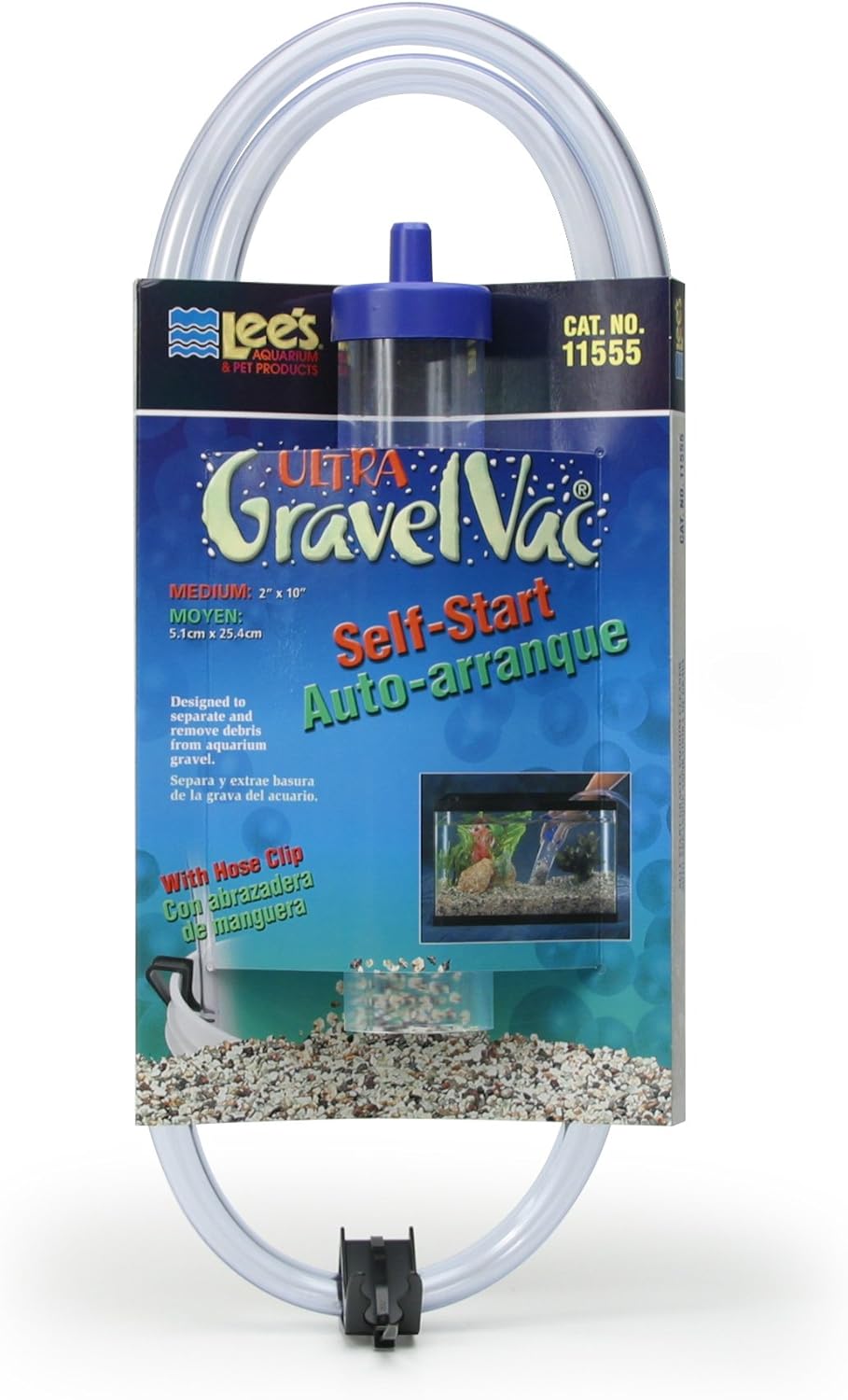 Lee's 11555 Ultra Gravel Vacuum Cleaner, 10" Aquarium