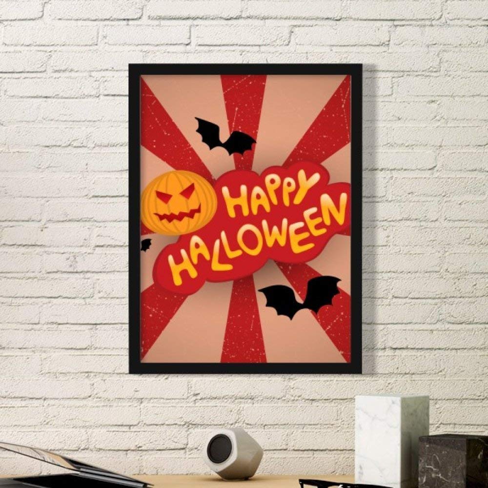 Peinture Halloween dessin animé pour décorer mur rapidement