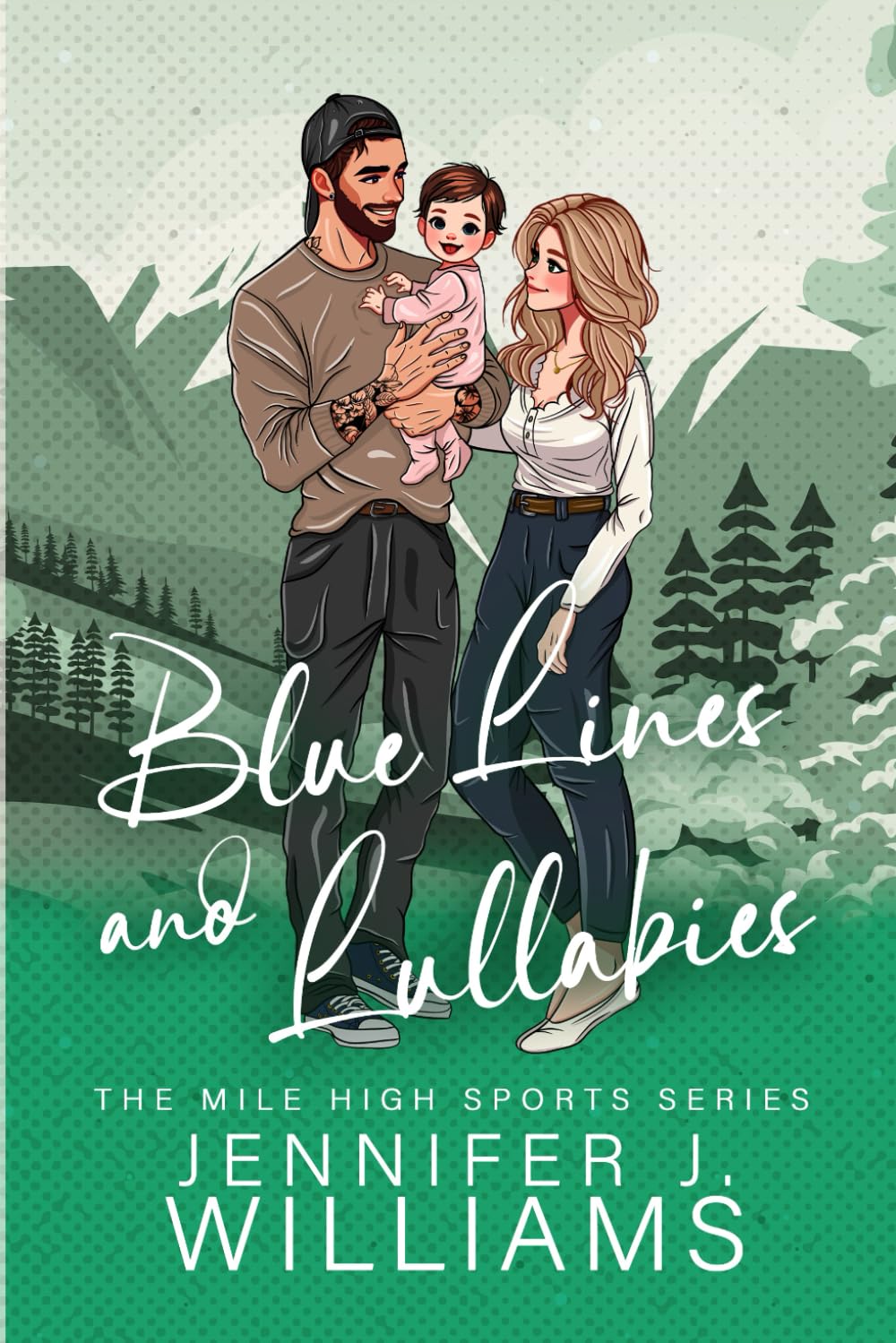 Blue Lines and Lullabies: A Single Dad, Hockey Novella Romance (Mile High Series)