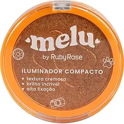 Iluminador Compacto Melu Cor 2 - Efeito Radiante, Alta Pigmentação, Fácil Aplicação, Cruelty-Free, 12g