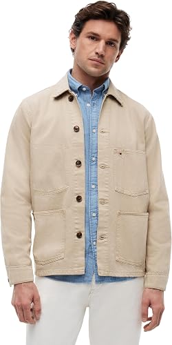 Tommy Hilfiger Chore Jacket Gmd Mw0mw42333 Outros casacos para homem, KHAKI (san