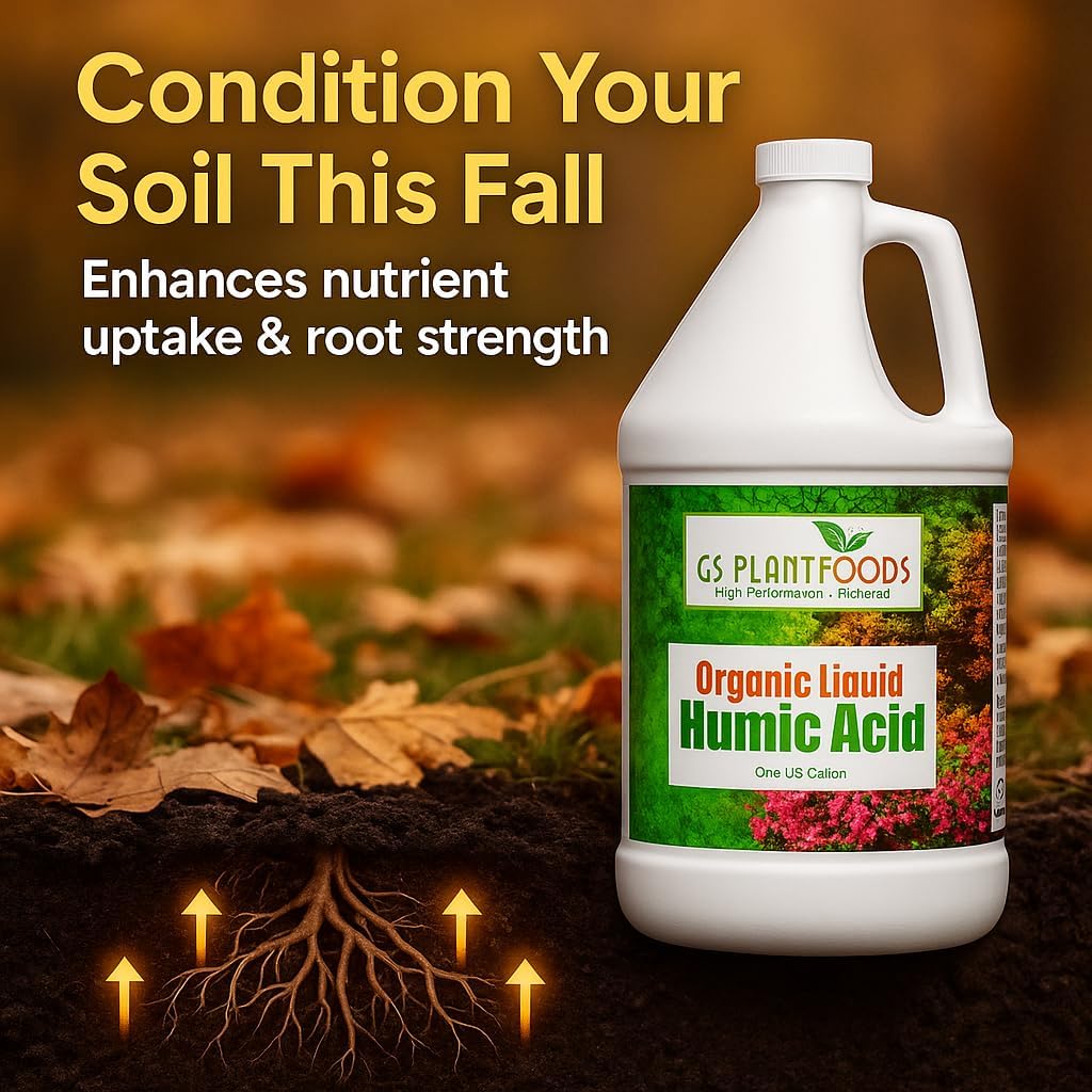 GS Plant Foods Ultimate Fall Lawn Resilience Kit - Organic Winterizer Fertilizer, Humic Acid Soil Conditioner, & Sea Mineral Supplement (3 x 1 Gallon)