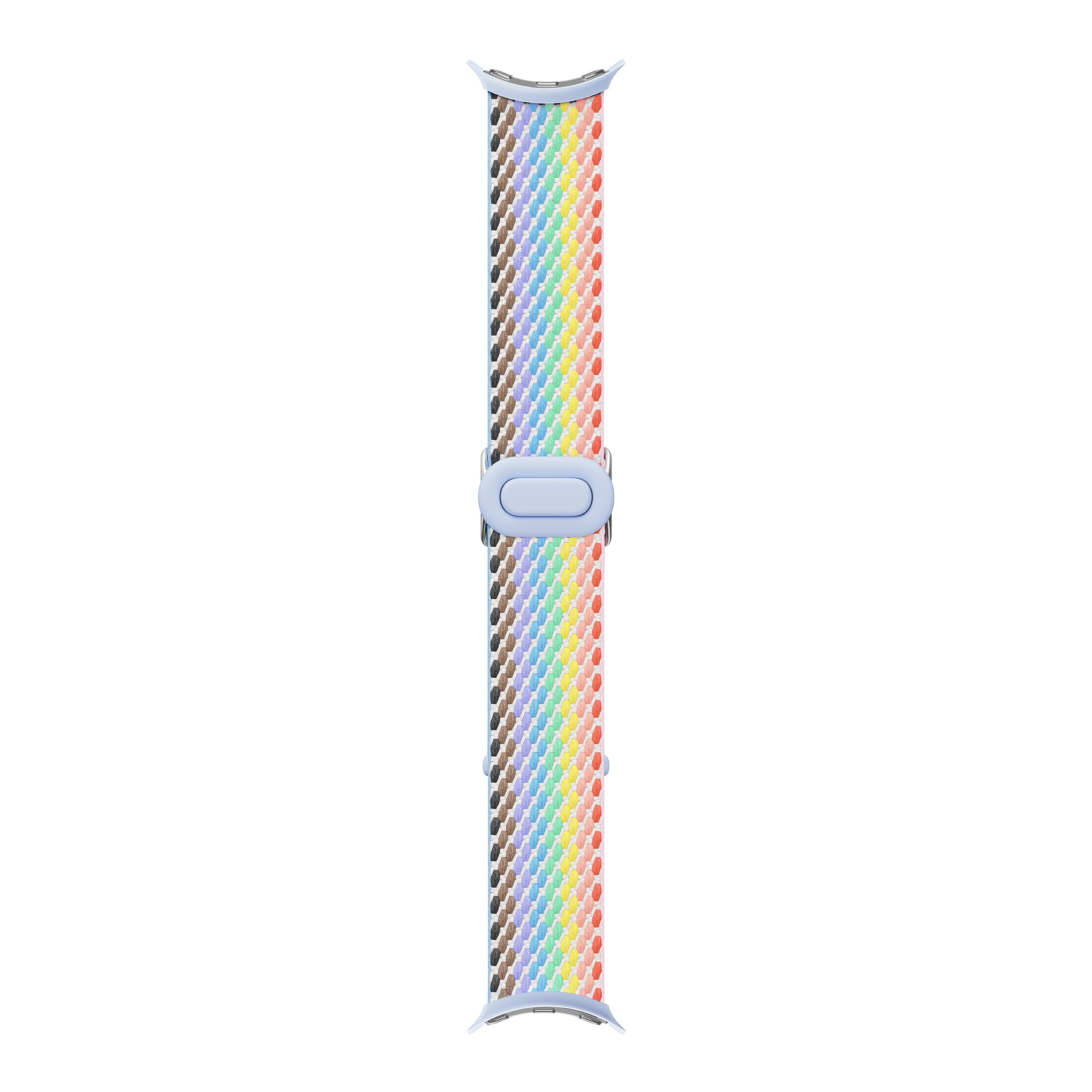 Google Tkany pasek do zegarka Pixel Watch – kompatybilny z zegarkiem Pixel Watch i 2, 3 i 4 41 mm, tęczowa duma