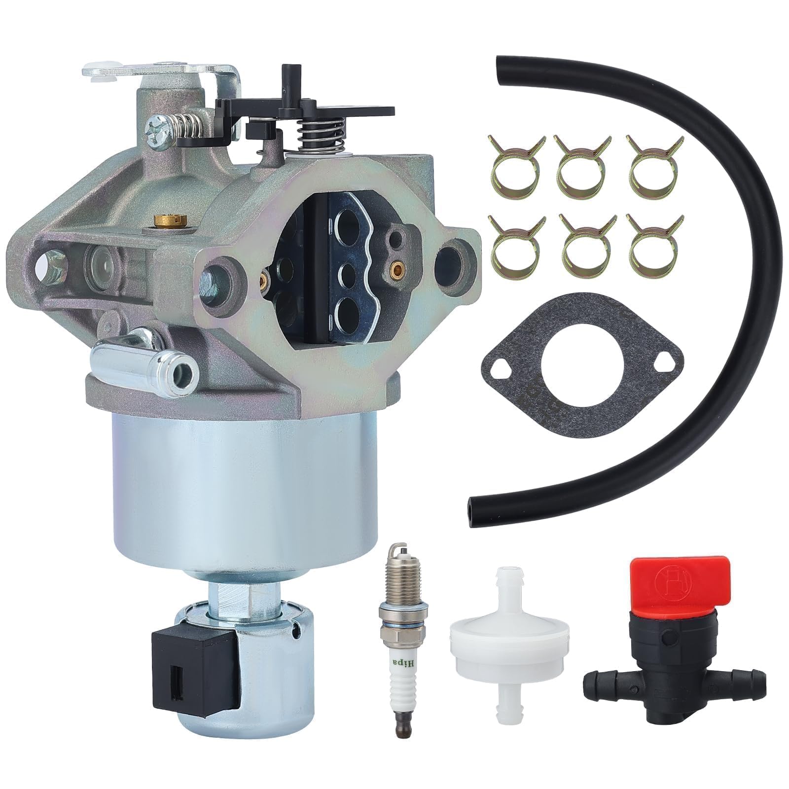 Panari Carburador 591731 para motor Briggs Stratton 594593 796109 31A507 15HP 590400 796078 498811 794161 795477 594591 794572 699937 Cortacésped Carburador
