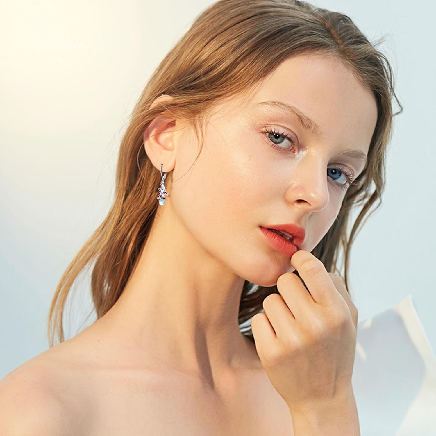 925 Sterling Silver Sunflower/Rose/Plumeria/Hibiscus/Mushroom Cross Earrings for Women Hawaiian Flower/Butterfly Cross Dangle Drop Earrings Jewelry Faith Christian Gift for Her Daughter Wife Girlfriend - Image 7