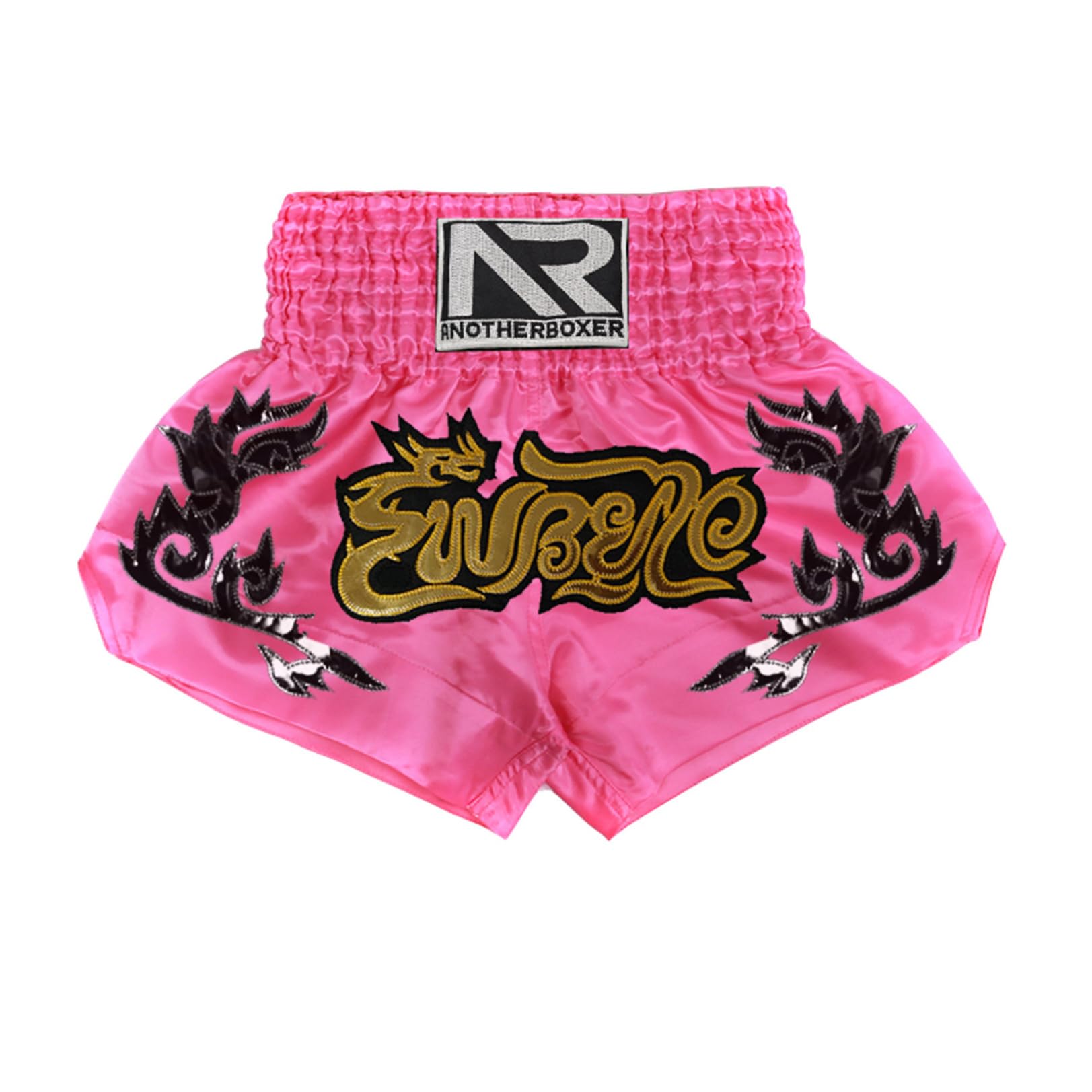 renvena Enfant Garçon Short de Boxe Muay Thai Combat Shorts Arts Martiaux Caleçon Brief Culotte Short Kickboxing Entraînement Sportwear 5-18 Ans