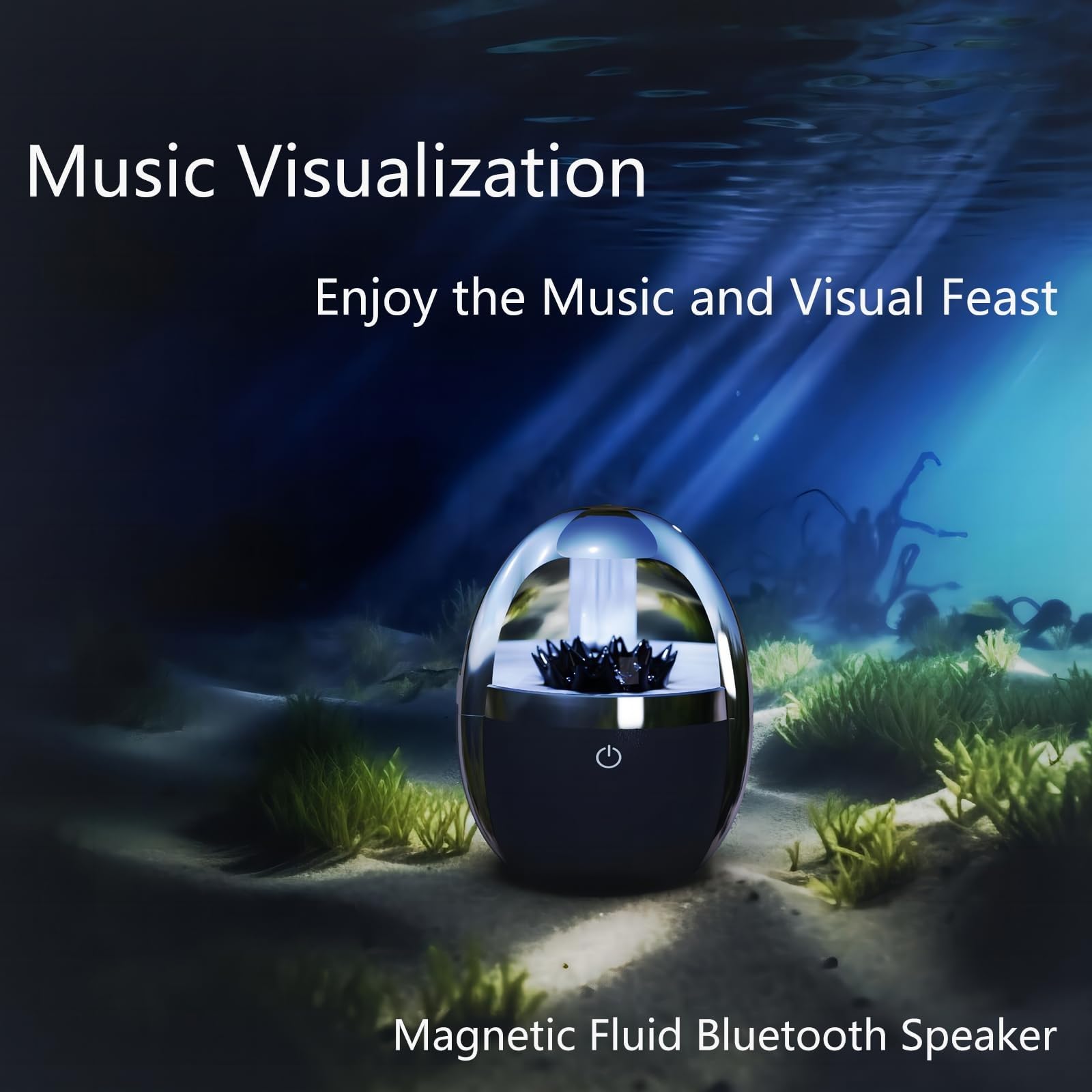 Altoparlante Bluetooth con display magnetico per danza fluida, wireless 5.0, batteria 8H, illuminazione multicolore