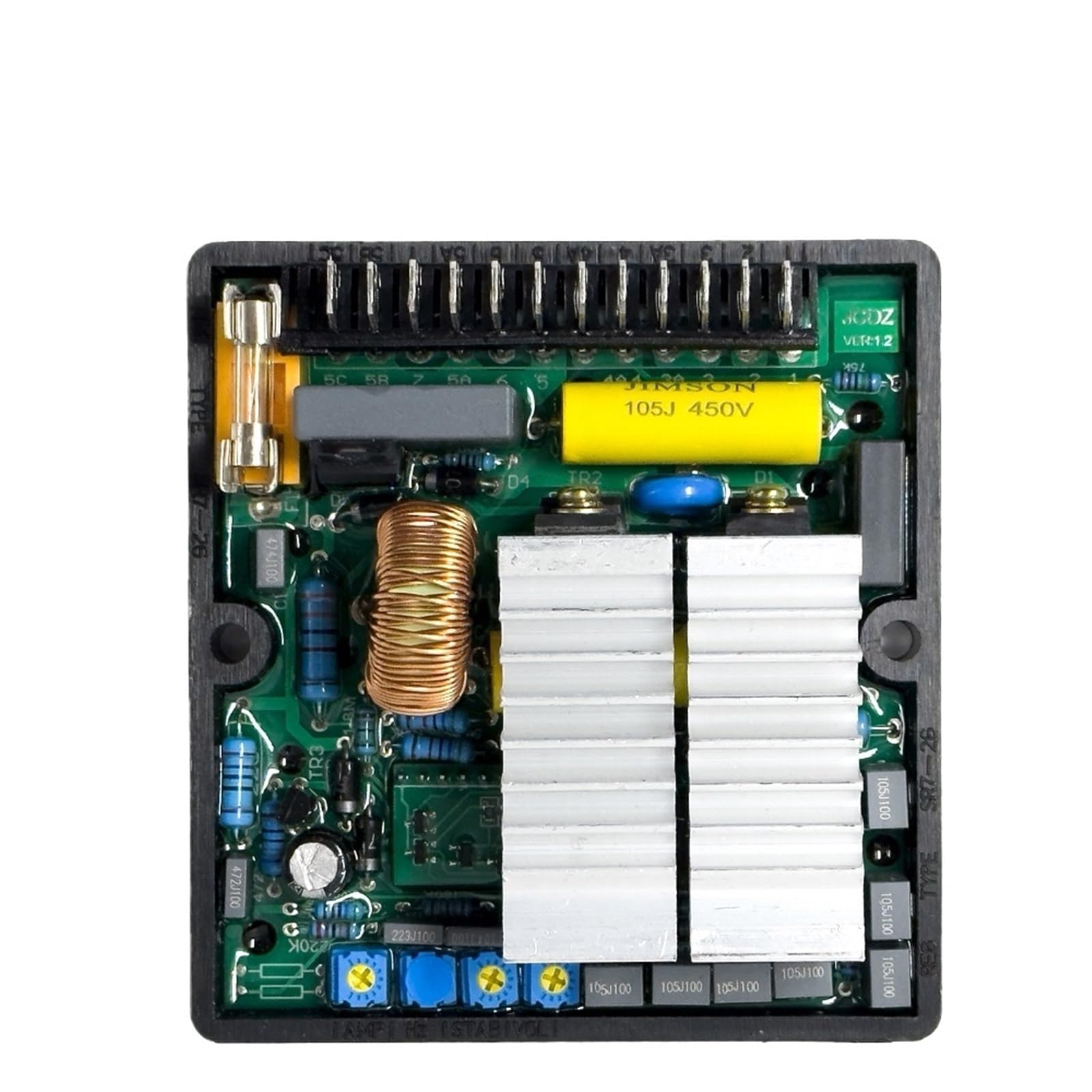 CSKWLLNBC 1pcs SR7 Avr Generator Parts Automatic Voltage Regulator Stabilizer SR7-2G Alternator Control Module