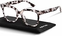 Vista 20 de miyya Gafas de luz azul para mujeres y hombres – Monturas gruesas de gran tamaño bloqueador de luz UV y azul, accesorios elegantes para gafas