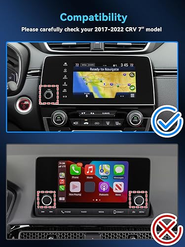 Miniatura 2 de Protector de pantalla de coche para Honda CRV, accesorios de 7 pulgadas, navegación GPS, vidrio templado, protector de pantalla táctil para Honda