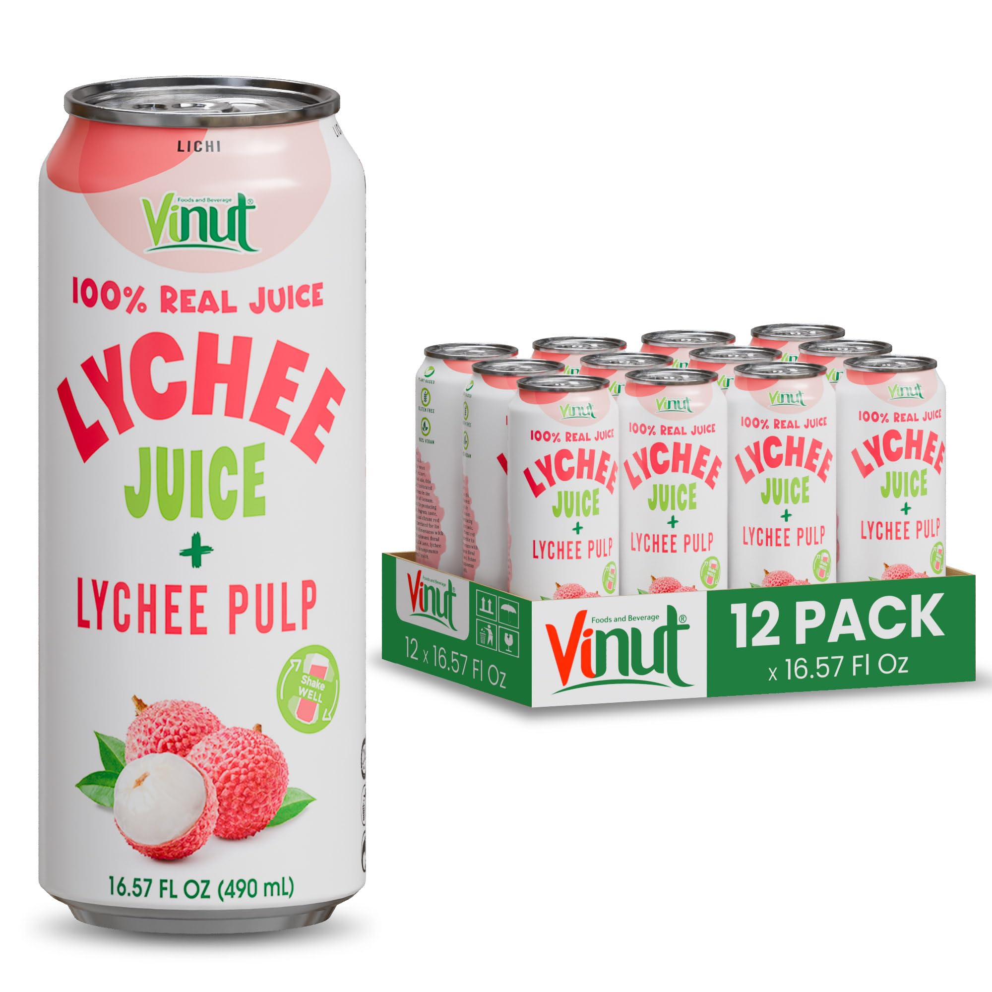 Lychee Juice + Pulp