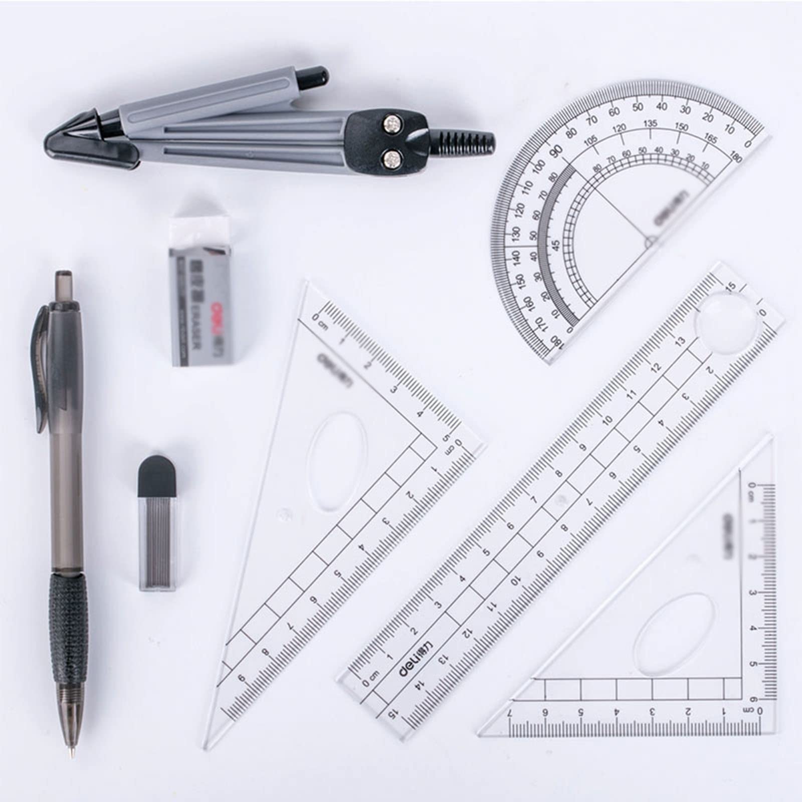 Geometrie-Zirkel-Set für Architekten, Ingenieure und Studenten – Präzisionswerkzeug zum Zeichnen von Kreisen
