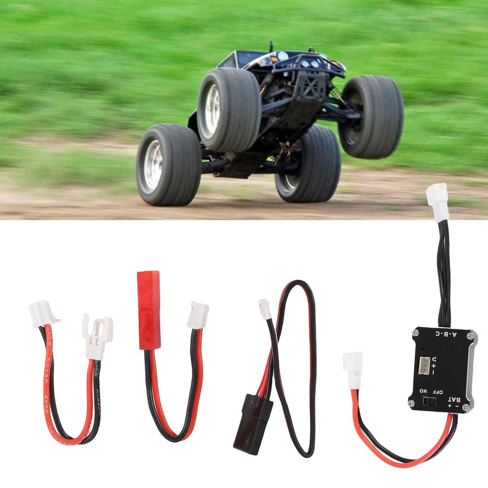 Fockety Controlador de Velocidad sin Escobillas de 25A, Variador Ligero de