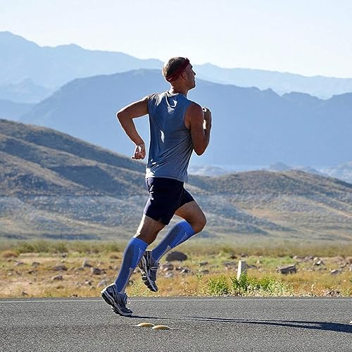 Miniatura 5 de Calcetines de compresión 20-30 mmHg para hombres y mujeres, enfermeras, médicos, viajes, deportes