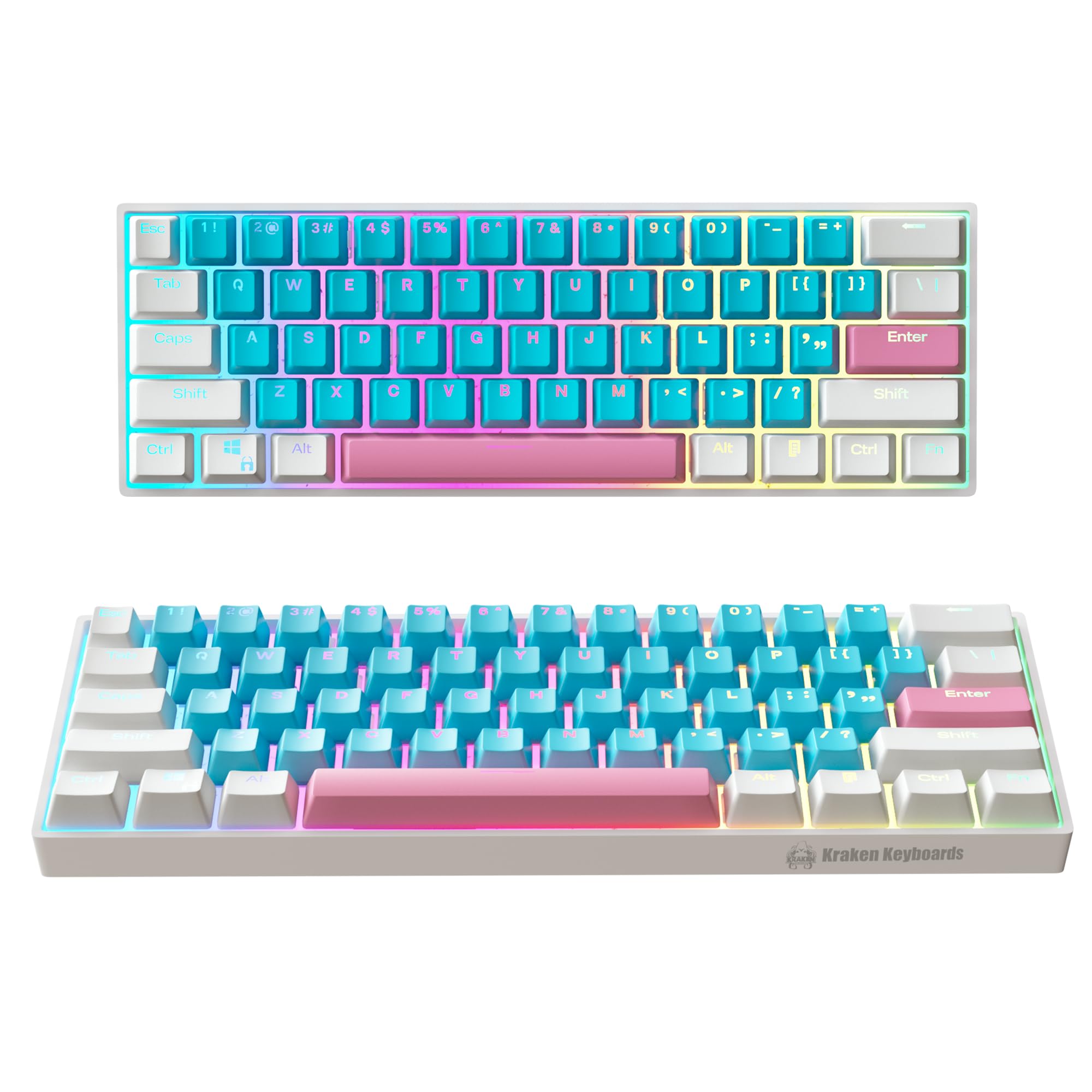 Amazon | Kraken Keyboards Pro 60%キーボード 60%ゲーミング