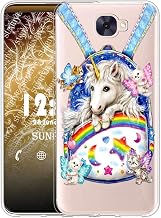 Sunrive Coque Compatible avec Samsung Galaxy A5 (2017),Silicone Étui Protecteur Souple Gel Transparent Back Case(TPU Licorne 6)+ Stylet OFFERTS