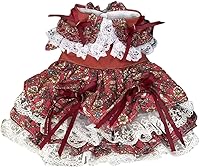 Vista 16 de Moda Vestido de Princesa de Chifón para Perro Dulce Cachorro para Perro EXTRAL Pequeño y Perro Pequeño Rosa M