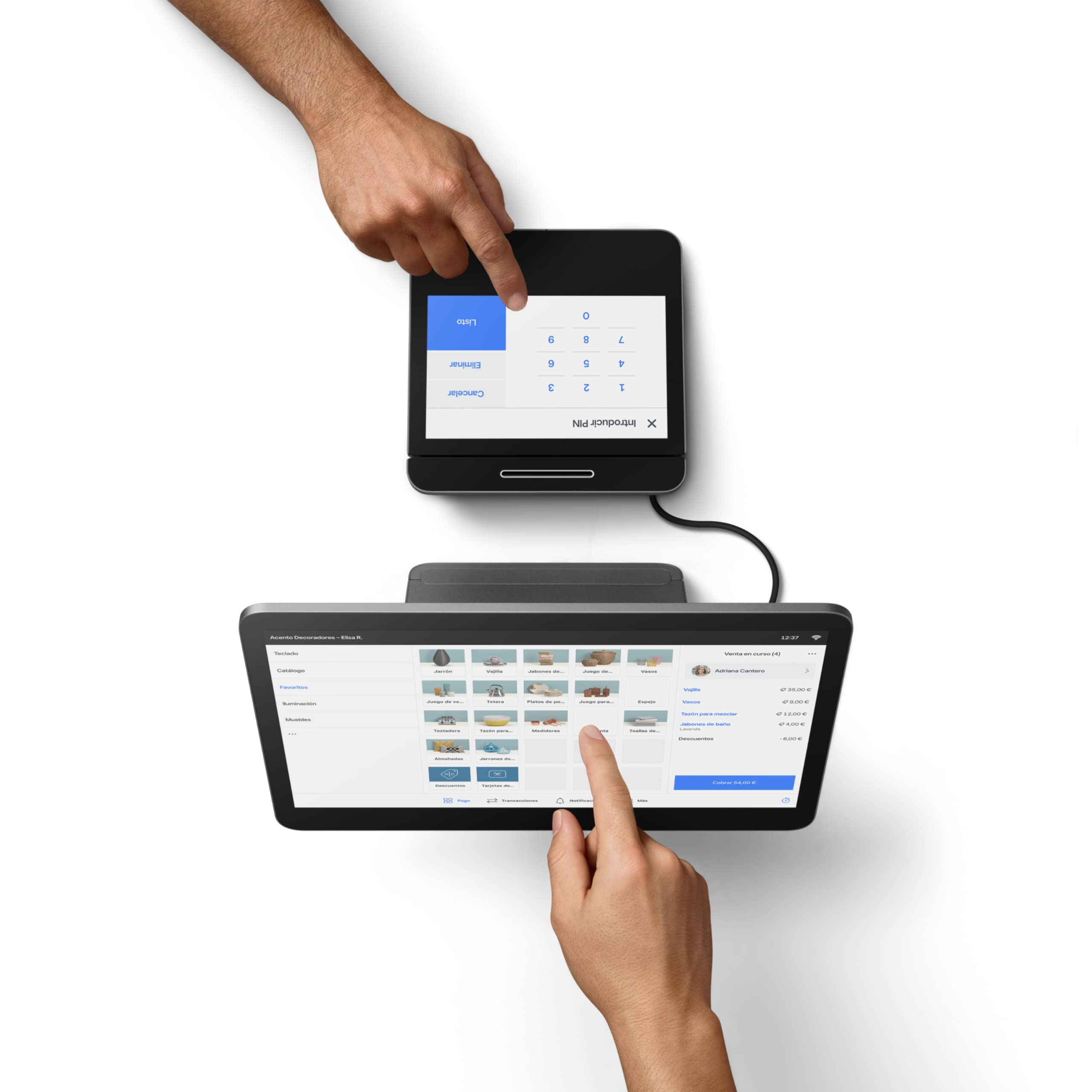 Square Register | Un TPV táctil todo en uno: software TPV, pagos y más en una caja registradora con pantalla táctil