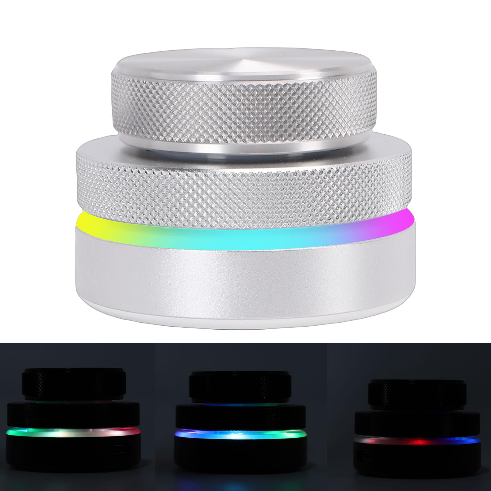 Anpassbarer -Controller, Bluetooth 5.0 2,4 G USB C Kabelgebundenes RGB-Licht mit DREI Modi, mit EIN-klick-Eingang für Multimedia-Digital-Audio-Workstation-Videobearbeitung