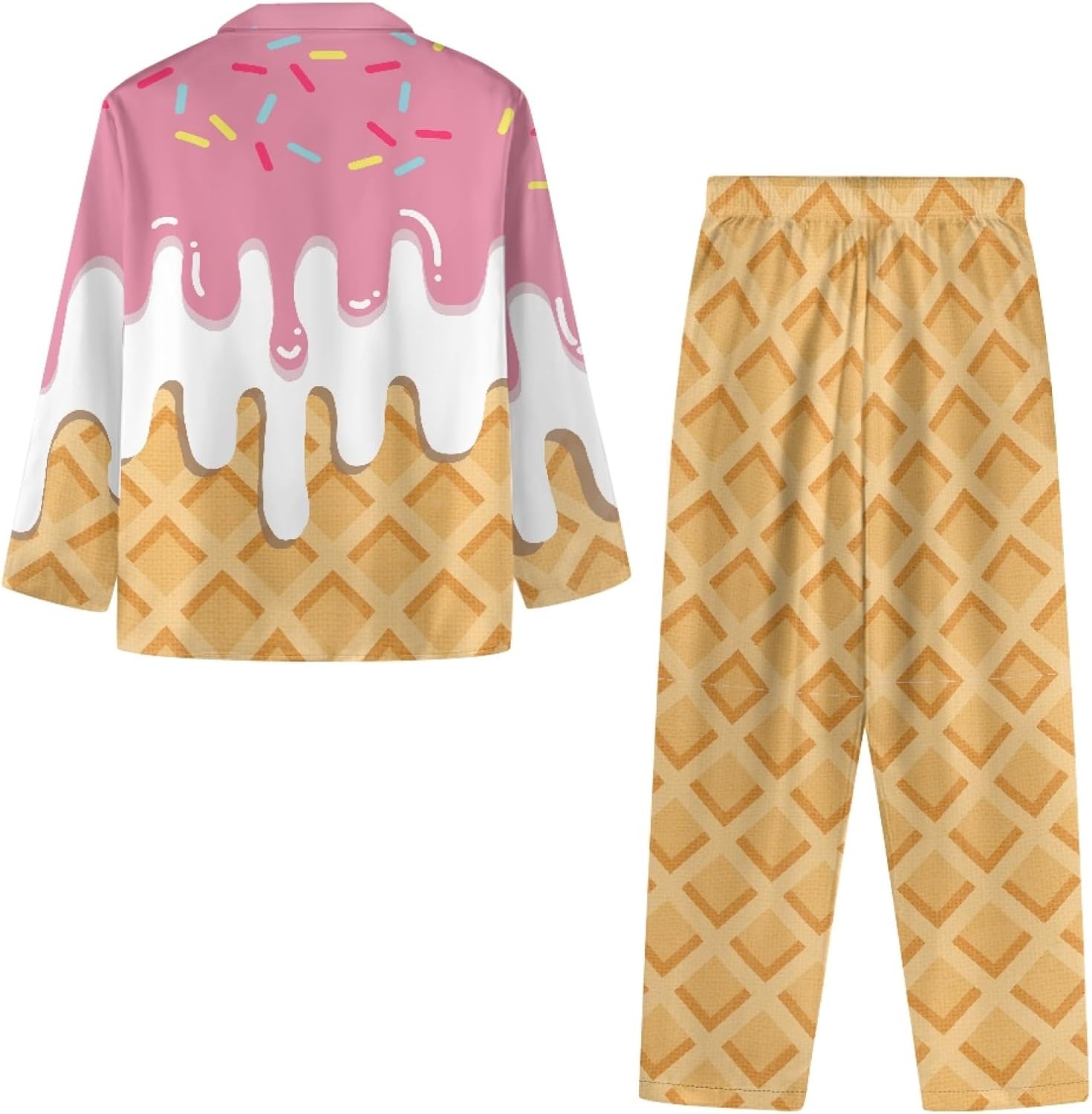 Matching Pjs Women Pajamas Cute Pj Long Sleeve Sleepwear Soft Outfits Button Up Pajama 2 Piece Sets