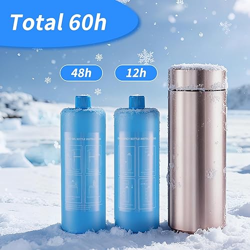 Miniatura 4 de Bogush Bolígrafos de insulina 60H, con capacidad para 6 a 8 bolígrafos, estuche de viaje, enfriador de medicamentos para viajes, aprobado por la