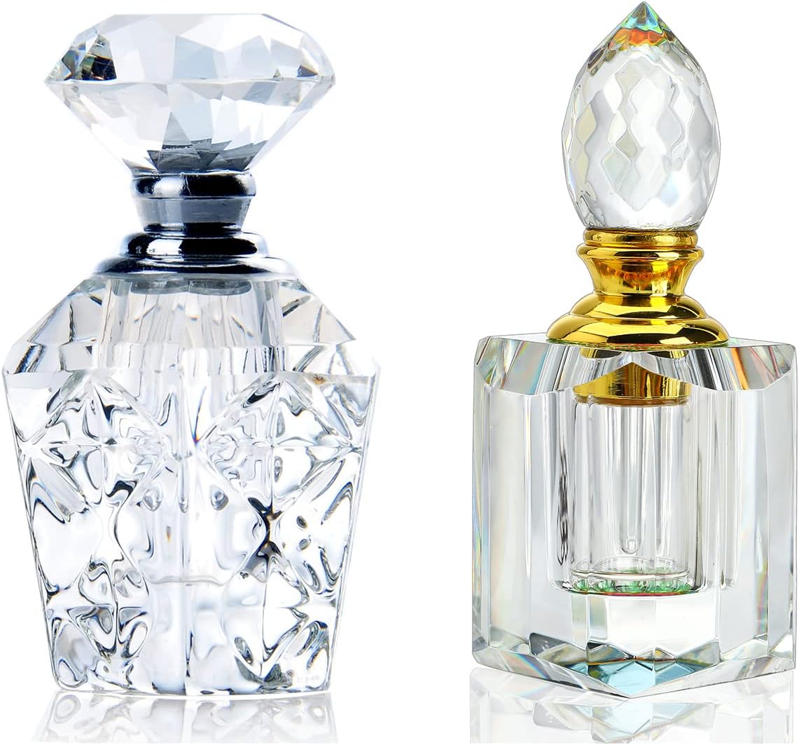 Vintage Crystal Empty Refillable Perfume Bottle Kuwait Ubuy