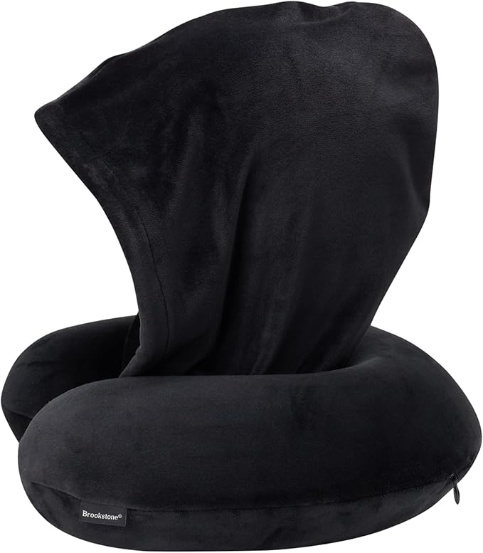Almohada de Viaje Cuello Memory Foam con Capucha miniatura 5