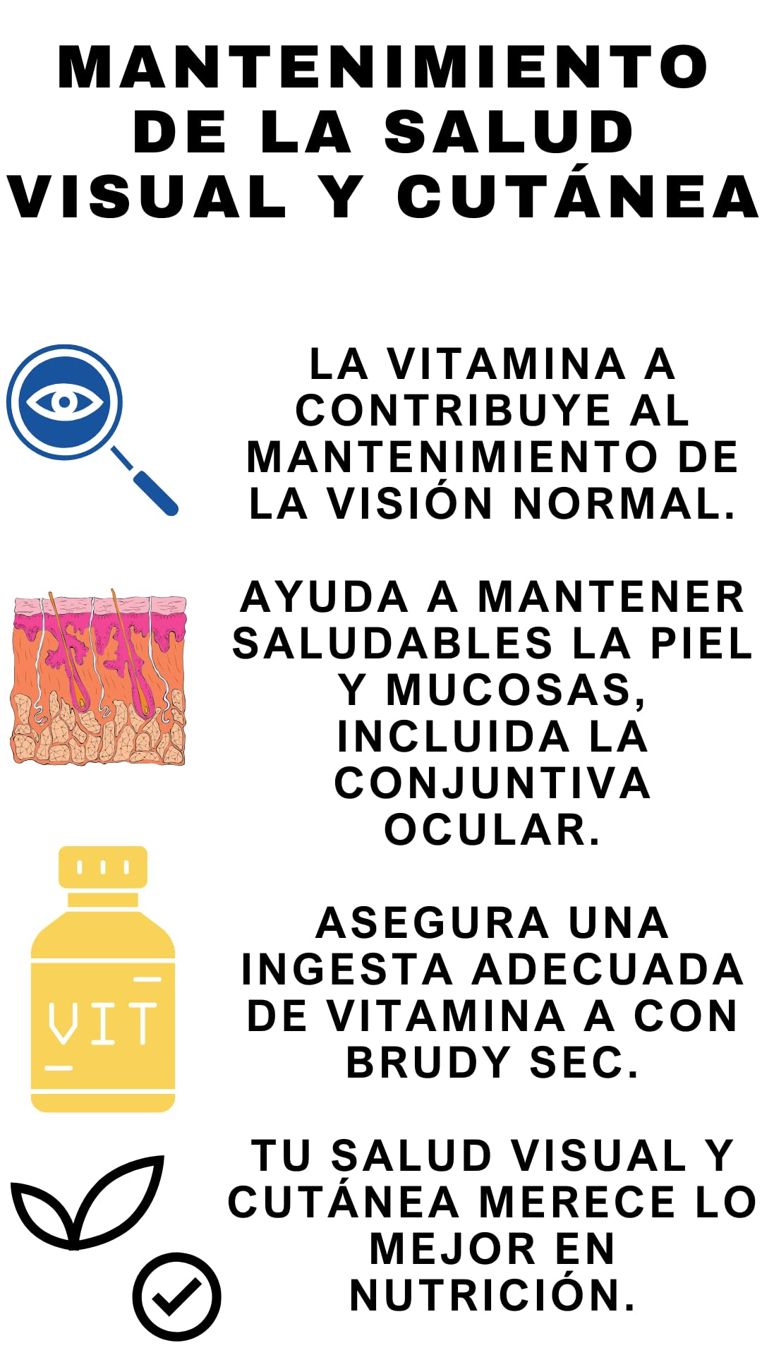 BRUDYLAB - Brudy Sec 1,5G - Complemento Alimenticio para la Salud Ocular con Omega 3, DHA y EPA - Vitaminas y Minerales para la Vista - Contribuye al Mantenimiento de la Visión Normal - 90 Cápsulas