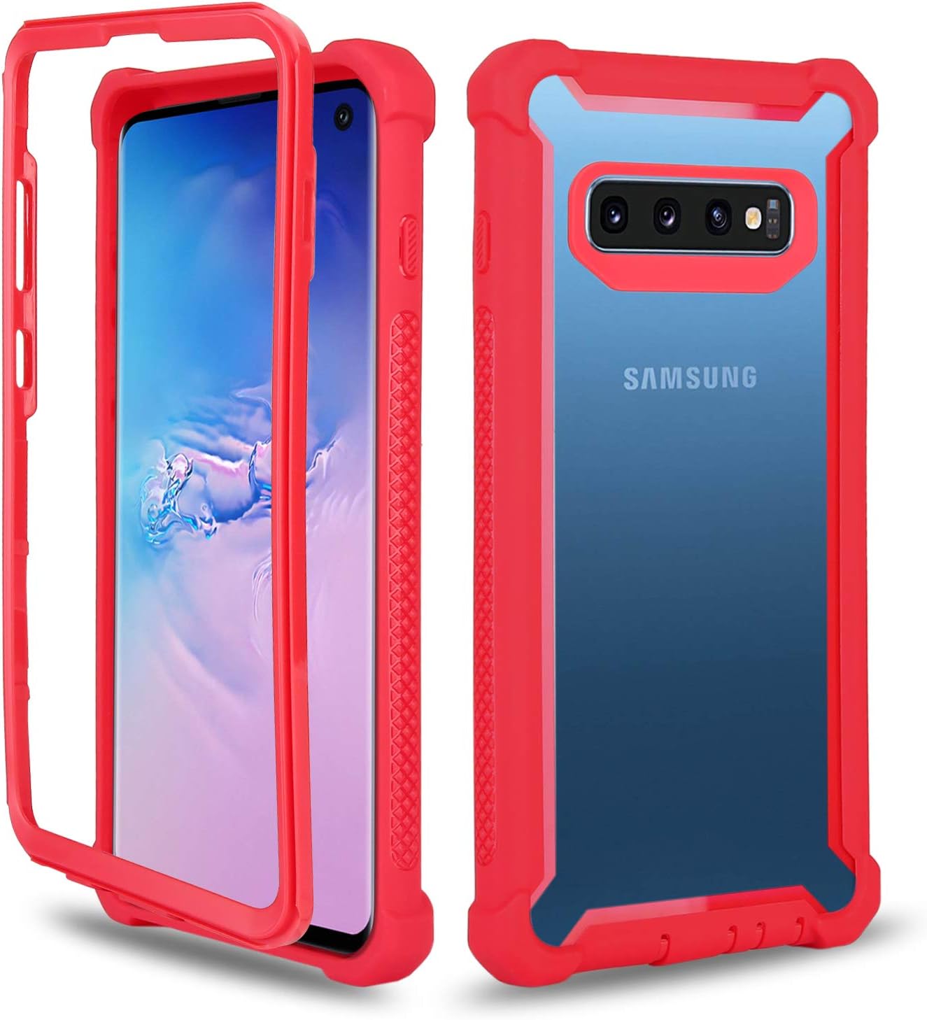 Asuwish Phone Case for Samsung Galaxy S10 Cover Shockproof