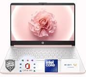 Laptop in Pale Rose Gold • 8GB RAM • 1&period;1TB Storage &lpar;128GB SSD &plus; 1TB Cloud&rpar; • Intel 4-Core Performance • Windows 11 • Office 365 • Portable Notebook for School & Everyday Use
