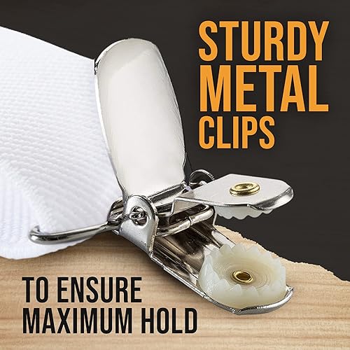 Miniatura 6 de Hold'Em tirantes para playera de elástico ultra suave con broche de metal extra fuerte