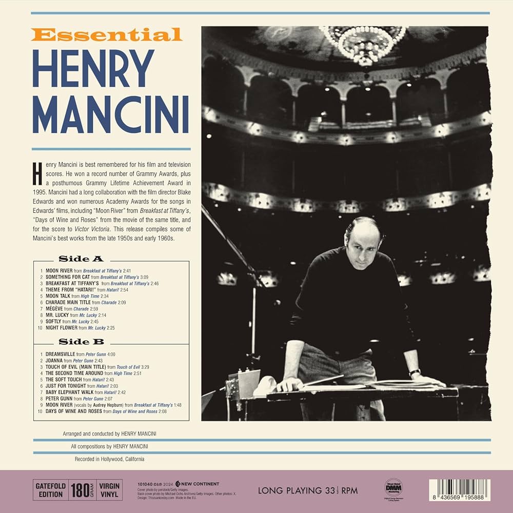 Amazon.com: Essential Henry Mancini - Limited Gatefold 180-Gram