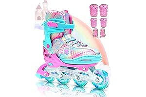 Sportneer Light-Up Rollerblades: Glide with Illumination!