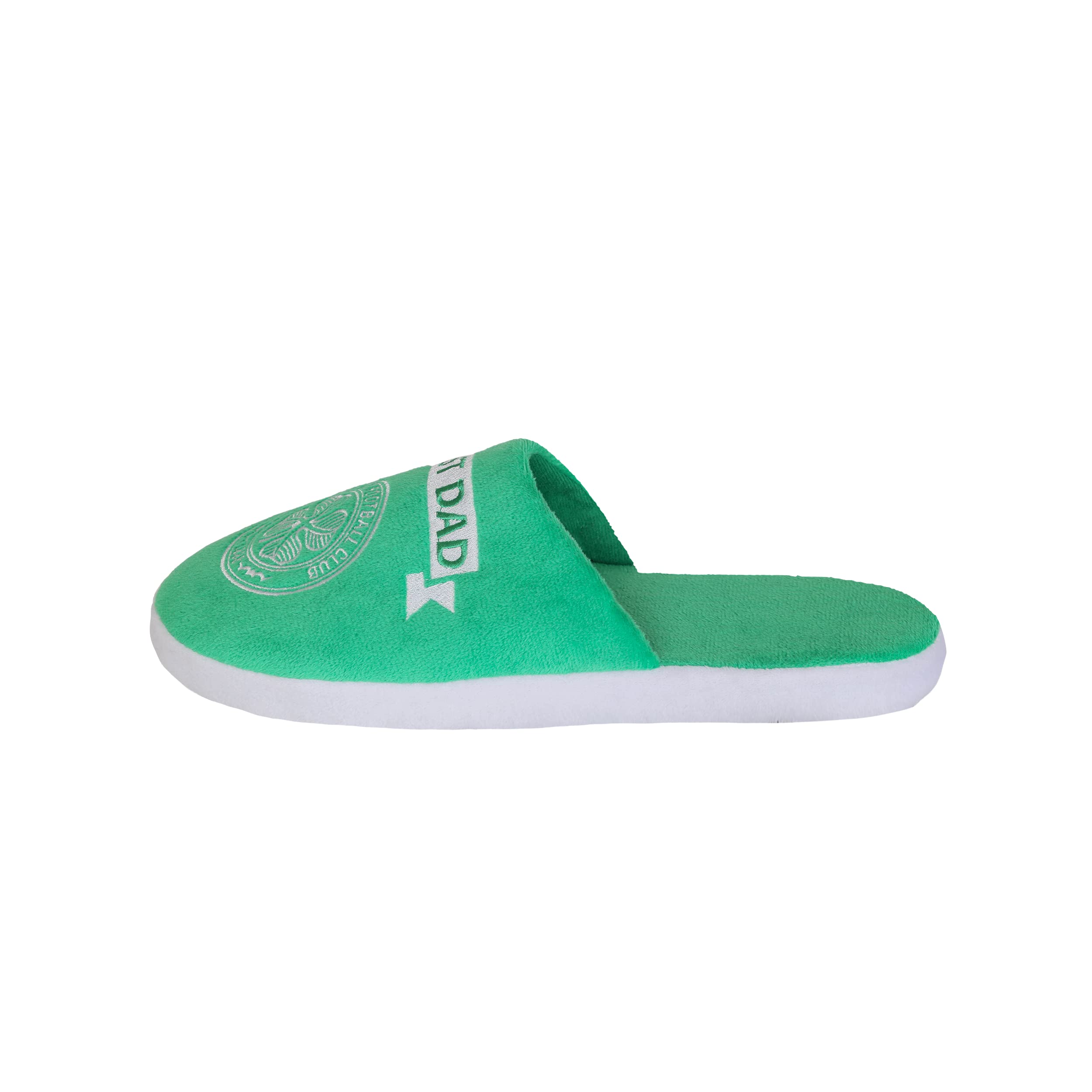 FOCO Football Premier League Champions FC Celtic Best Dad Slippers Footwear, 12/13 UK
