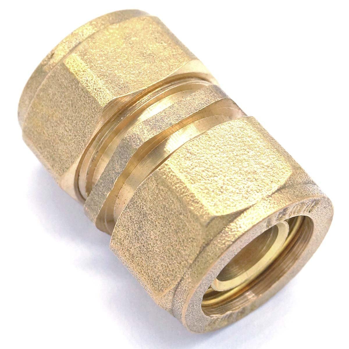 Accesorio de tubería compresión latón recto PEX-AL-PEX 26 x 32 mm diámetro interior exterior for calefacción por suelo radiante PAJPXPCD