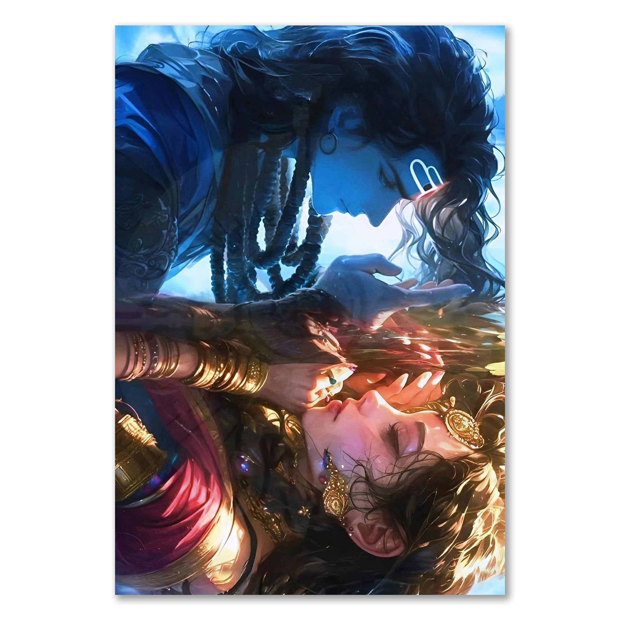 Shiv Parvati Poster - Lord Shiva & Parvati Wall Art -14