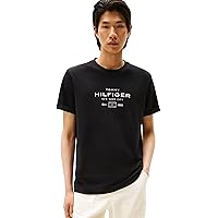 Tommy Hilfiger Uomo T-Shirt Maniche Corte Stack Graphic Tee con Scollo Rotondo